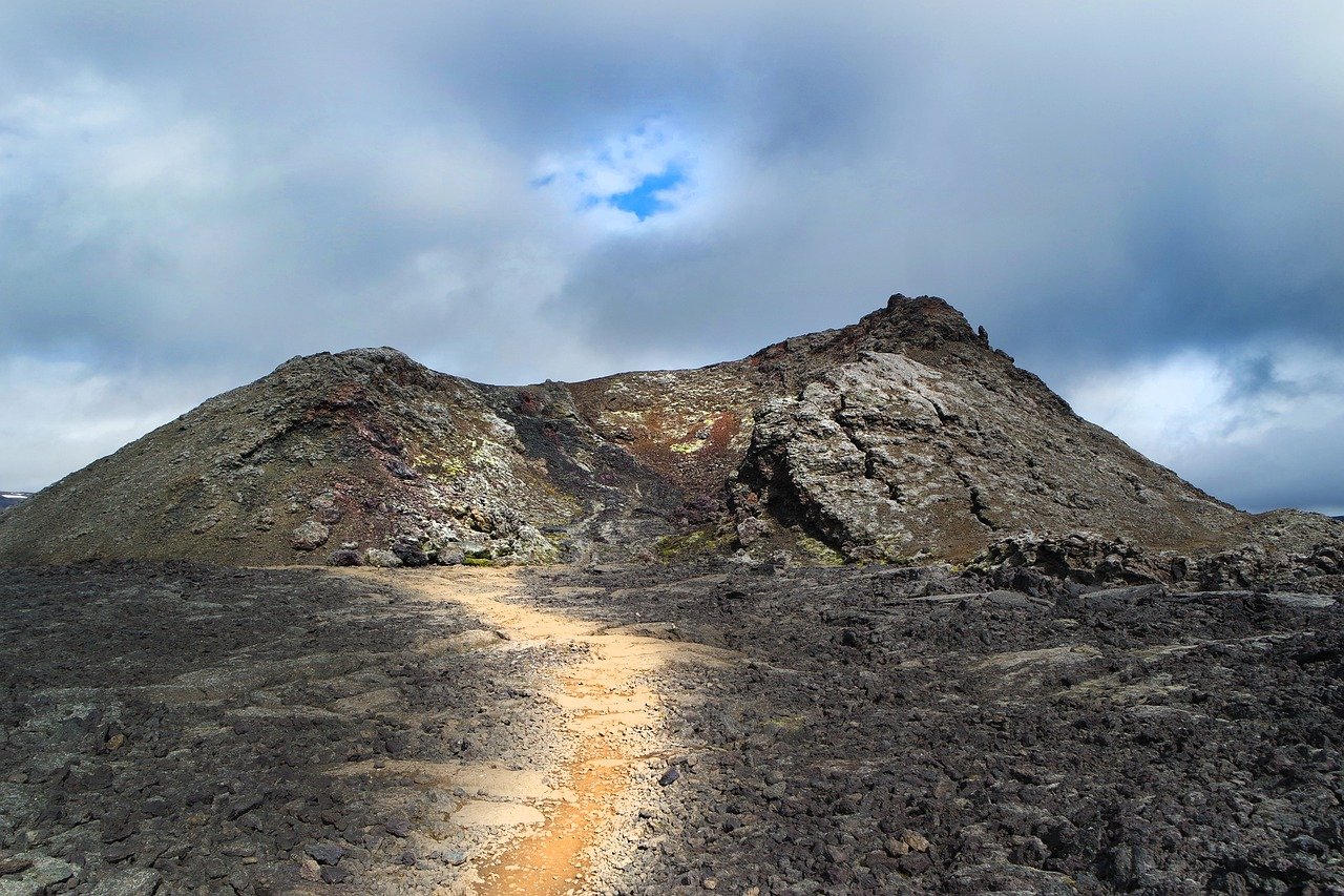 crater in Iceland