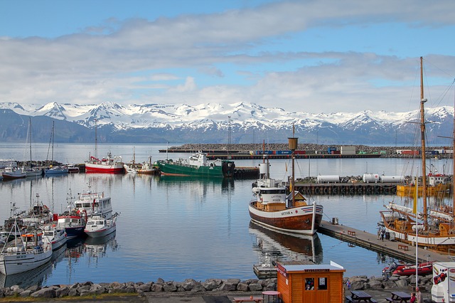 Fishing boats in Húsavík