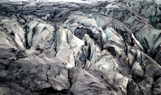 glacier ice in Iceland