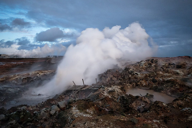 Gunnuhver geothermal area