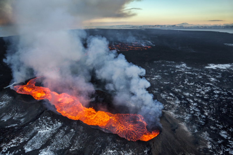 Overview image of holuhraun in 2014