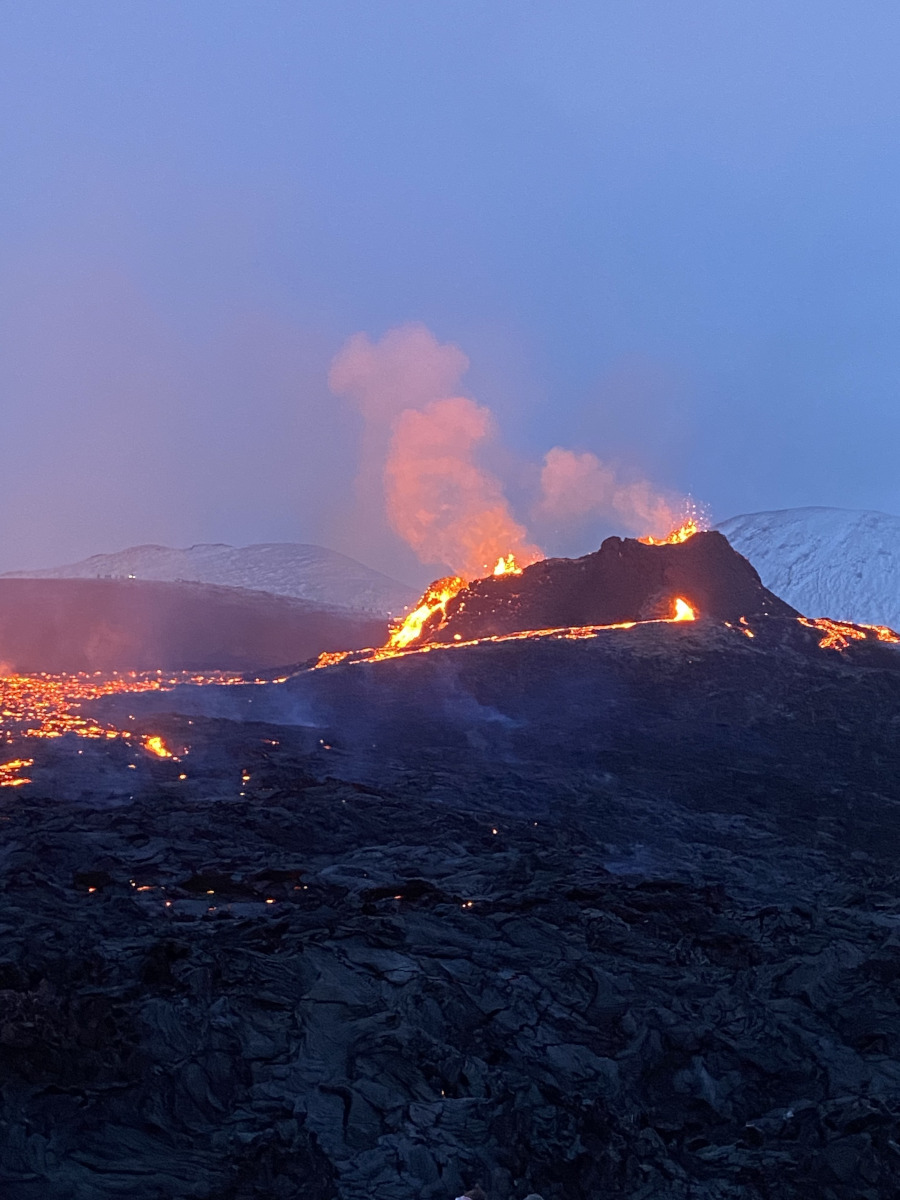 volcanic eruption in Iceland