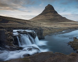 Iceland Kirkjufellsfoss waterfall