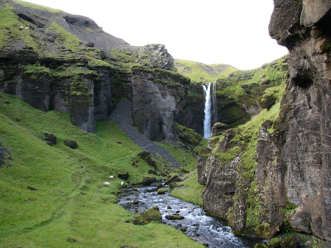 Kvernufoss waterfall