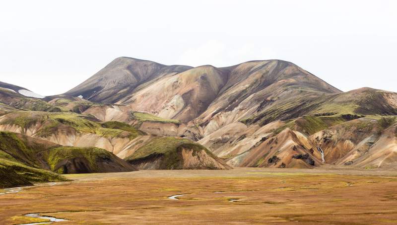 Overview pictures of Landmannalaugar Iceland
