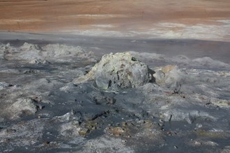 mud pot in Námafjall geothermal area, Iceland