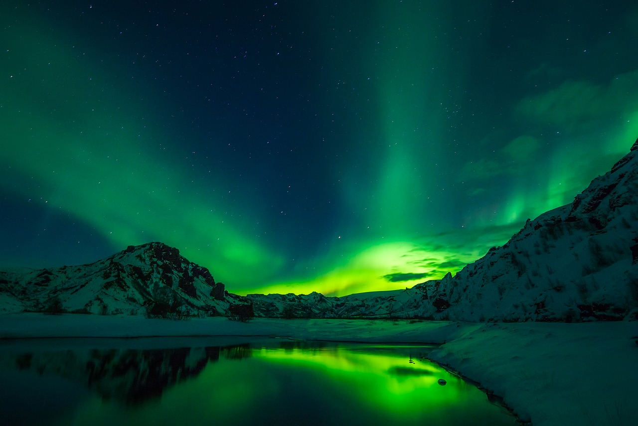 Amazing northern lights
