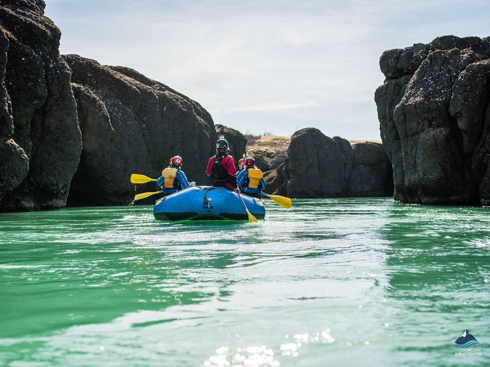 River rafting in Iceland