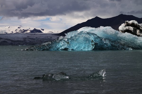 Jökulsárlón glacier lagoon Iceland