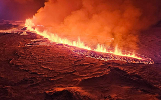 Volcano grindavik iceland
