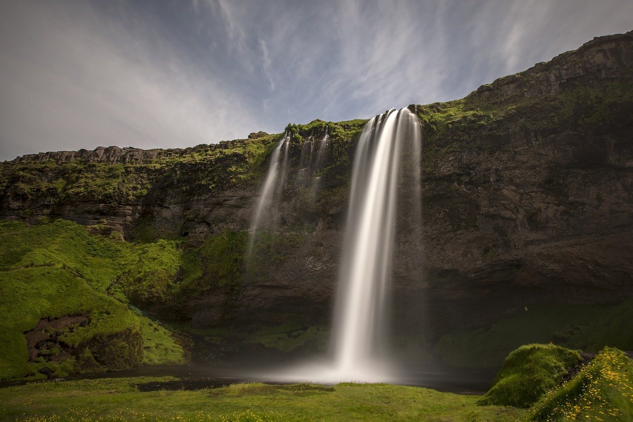 Seljalandsfoss in summer