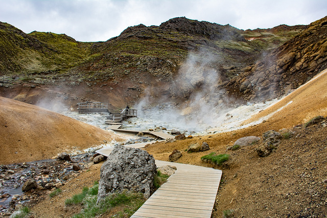 Seltún geothermal area Iceland