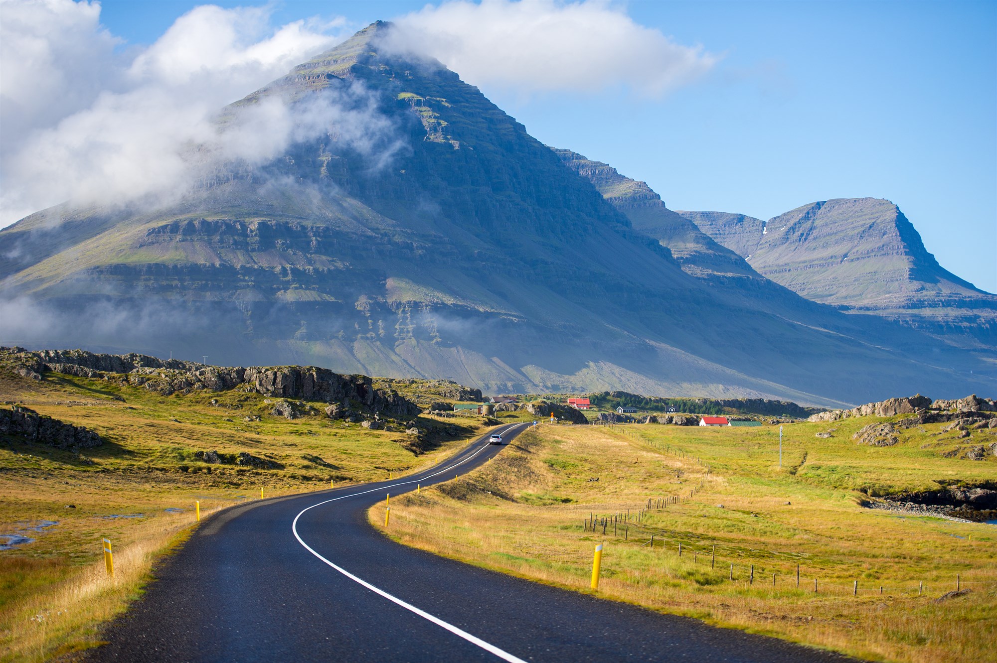 Beautiful mountain and nature in Iceland.