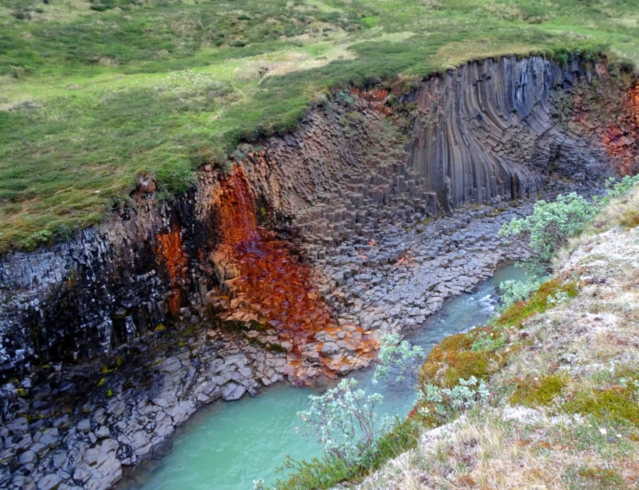 Stuðlagil Cayon in Iceland