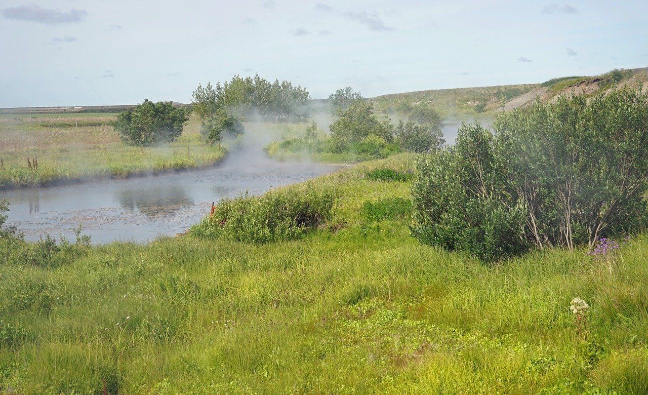 thermal spring in Iceland