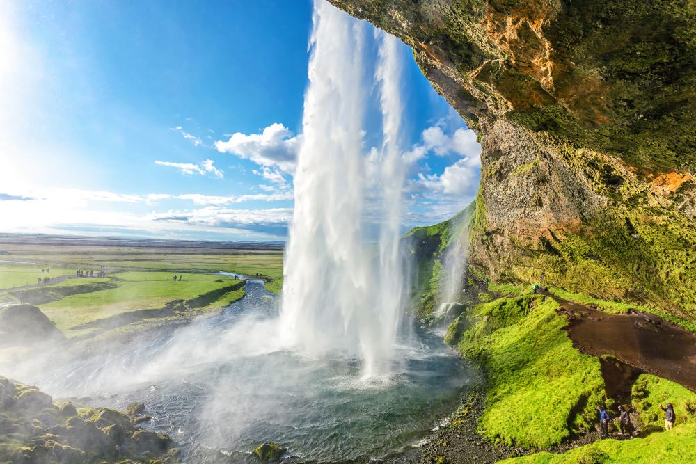Top waterfall in iceland.