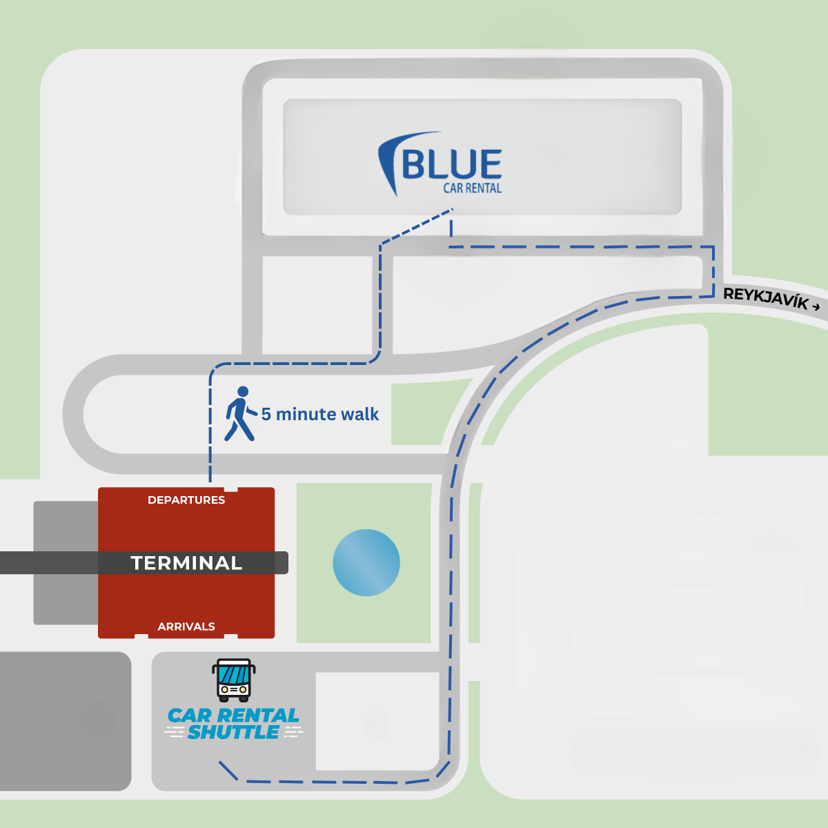 Office location at KEF Airport