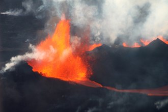 Litla hrút volcano Iceland.